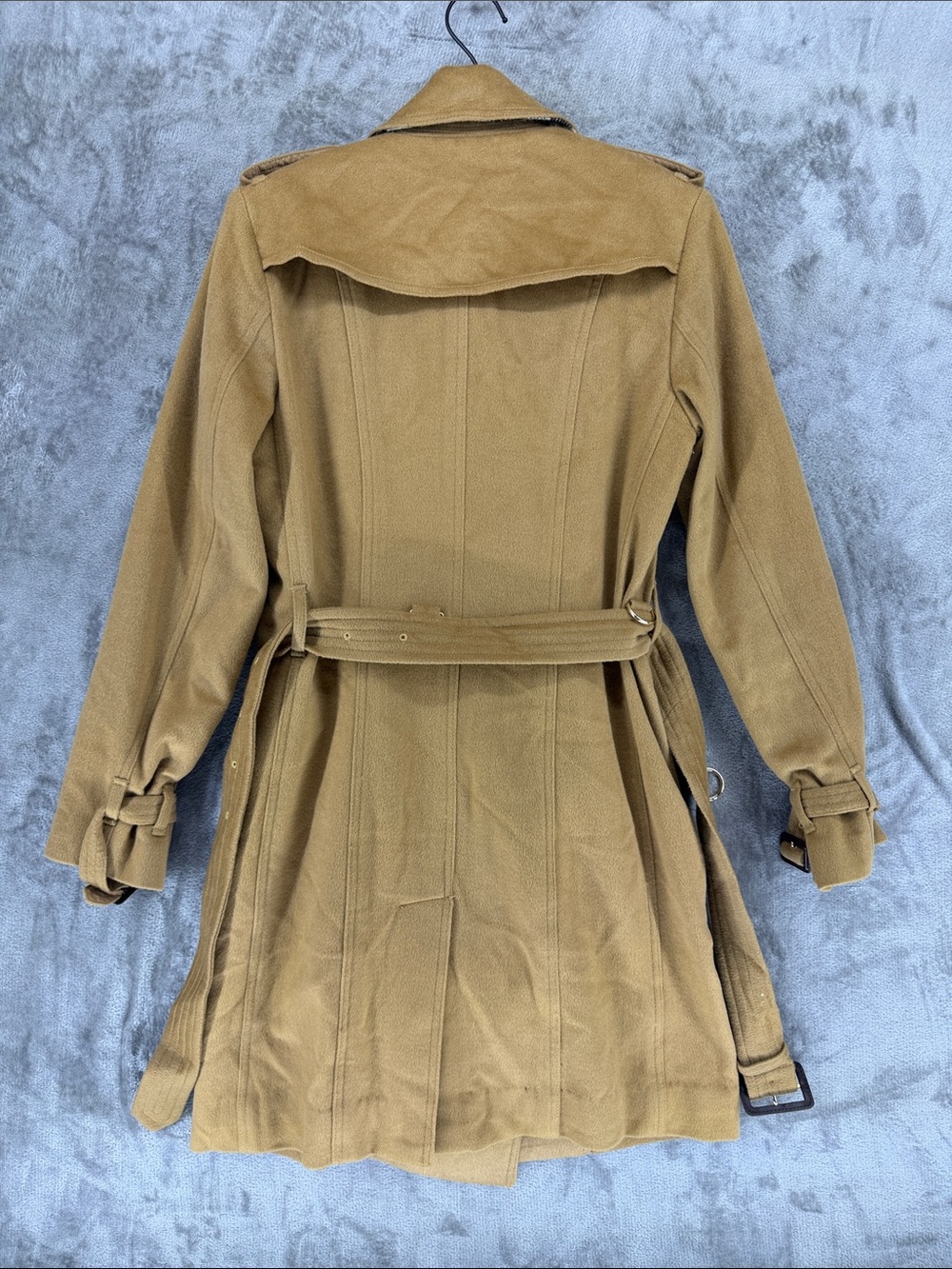 Burberry The Sandringham Cashmere Double-Breasted Winter Trench Coat US 8/UK 10 - Picture 12 of 13